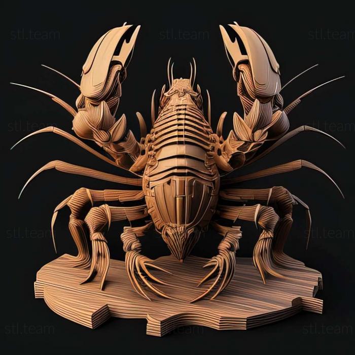 3D модель Cambroraster falcatus (STL)